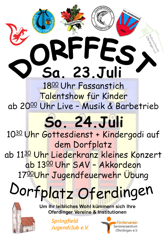 Dorffest Oferdingen am 23.07.2022/24.07.2022